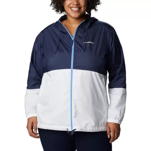 Columbia Womens Flash Forward WindbreakerNocturnalWhite