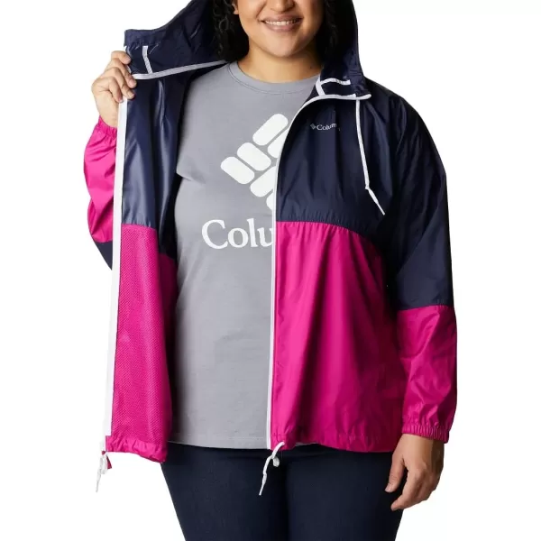 Columbia Womens Flash Forward WindbreakerNocturnalWild Fuchsia