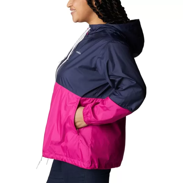 Columbia Womens Flash Forward WindbreakerNocturnalWild Fuchsia