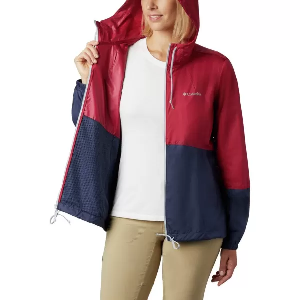 Columbia Womens Flash Forward WindbreakerRed OrchidNocturnal