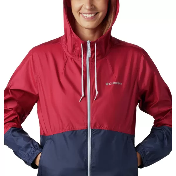 Columbia Womens Flash Forward WindbreakerRed OrchidNocturnal