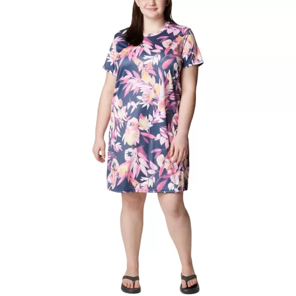 Columbia Womens Fork Stream DressWild GeraniumWisterian