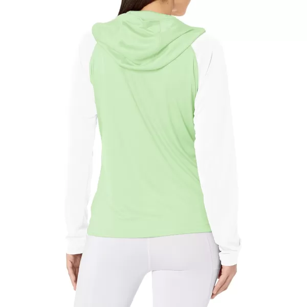 Columbia Womens Fork Stream Ls HoodieKey WestNocturnal Logo