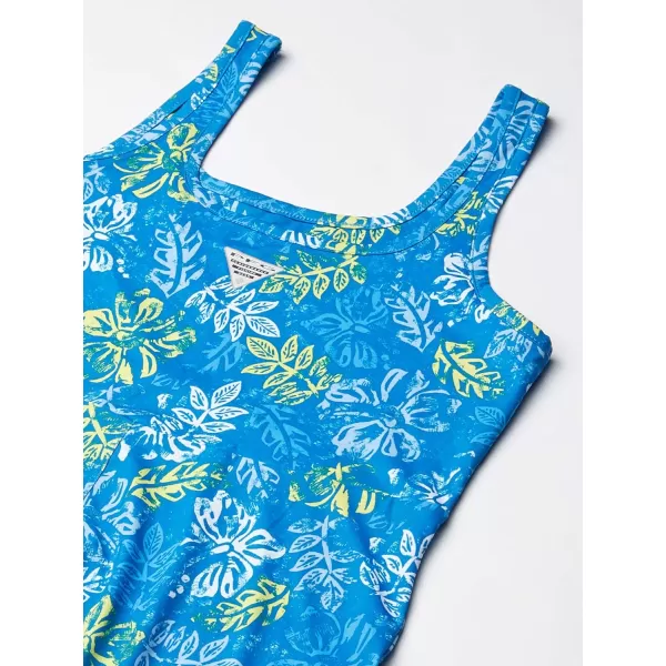 Columbia Womens Freezer Iii DressAzure Blue Archive Palms Print