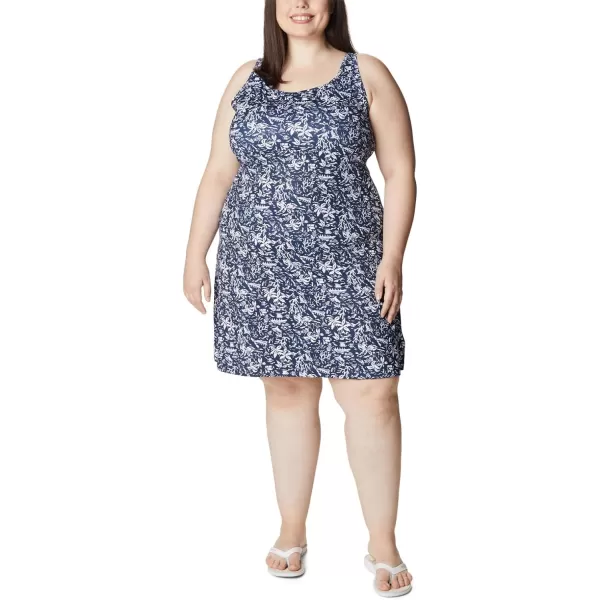 Columbia Womens Freezer Iii DressCollegiate Navy Kona Print