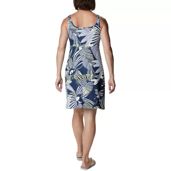 Columbia Womens Freezer Iii DressCollegiate Navy Stencil Hibiscus Print