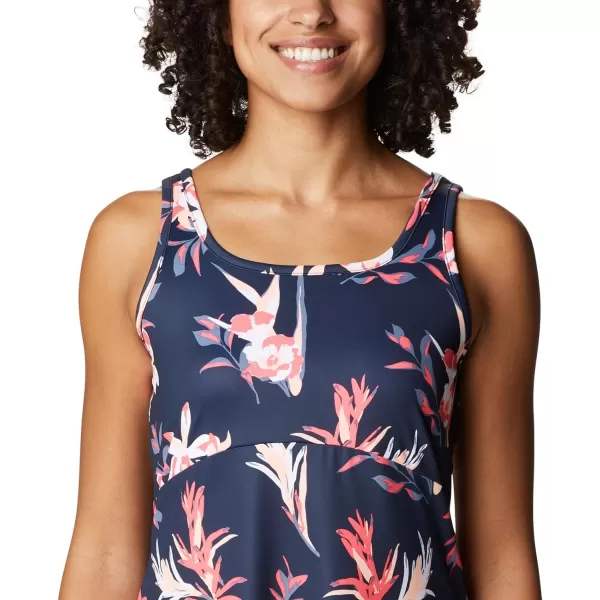 Columbia Womens Freezer Iii DressCollegiate NavyTossed Tropics Print