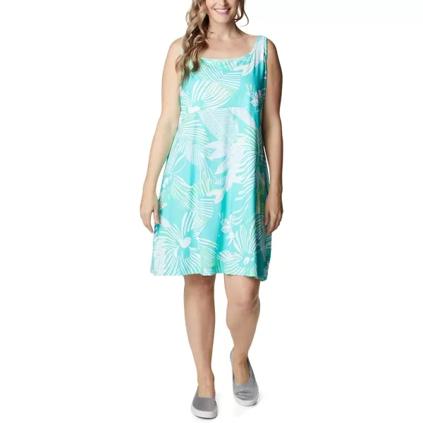 Columbia Womens Freezer Iii DressDolphin Stencil Hibiscus Print