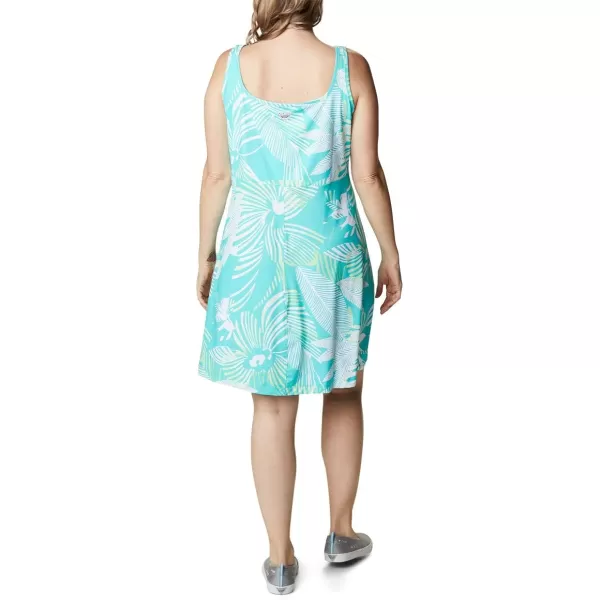 Columbia Womens Freezer Iii DressDolphin Stencil Hibiscus Print