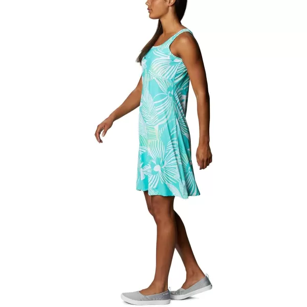 Columbia Womens Freezer Iii DressDolphin Stencil Hibiscus Print