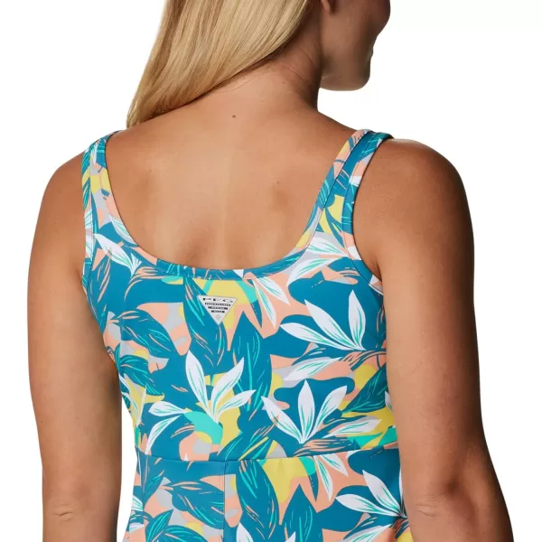 Columbia Womens Freezer Iii DressElectric Turquoise Hidden Paradise