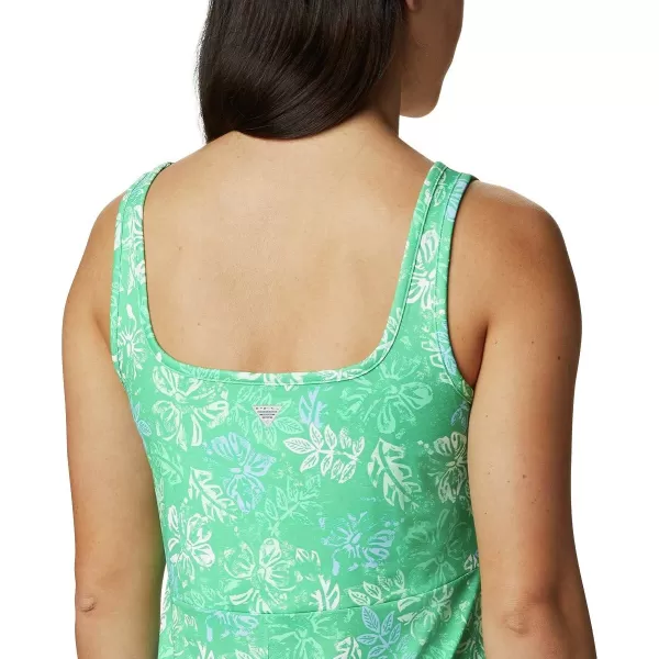 Columbia Womens Freezer Iii DressEmerald City Archive Palms Print