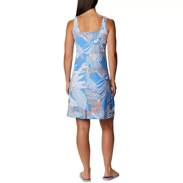 Columbia Womens Freezer Iii DressHarbor Blue Stencil Hibiscus Print