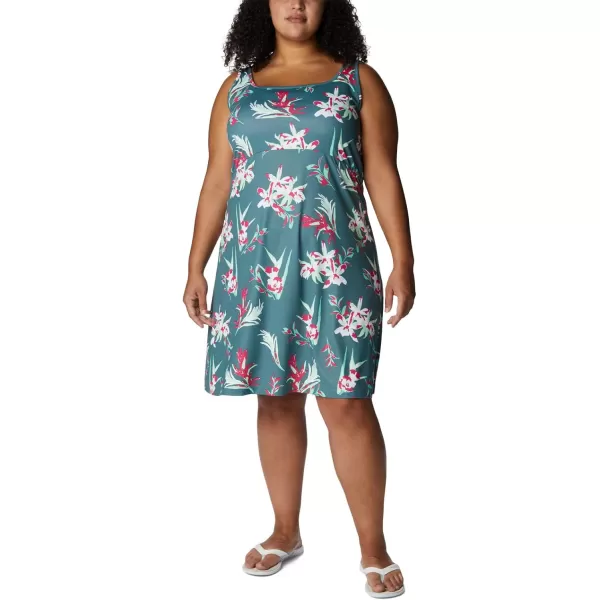 Columbia Womens Freezer Iii DressMetalTossed Tropics Print