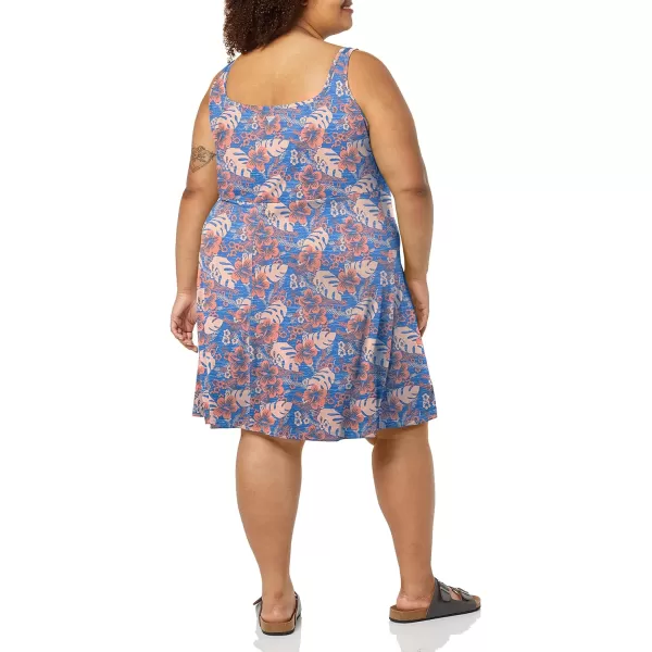 Columbia Womens Freezer Iii DressStormy Blue Vacay Vibes Print