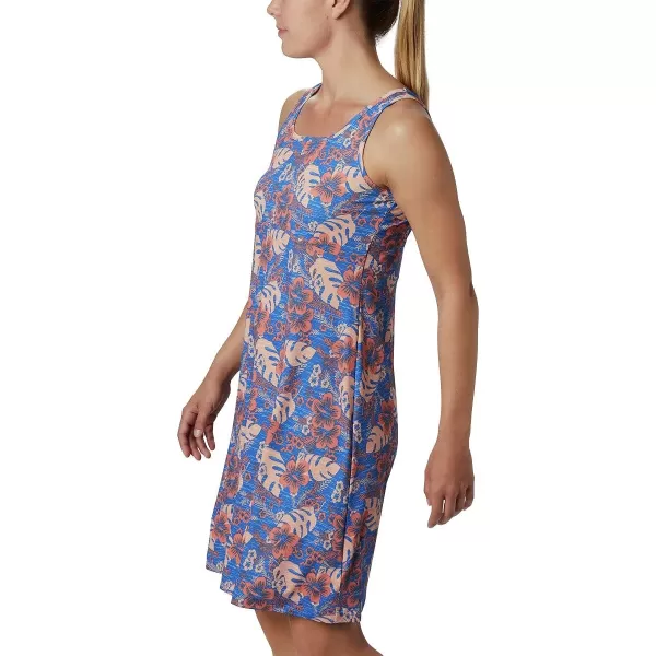 Columbia Womens Freezer Iii DressStormy Blue Vacay Vibes Print