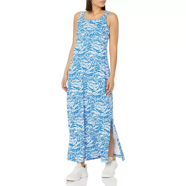 Columbia Womens Freezer Maxi DressBlue Macaw Swirlscape