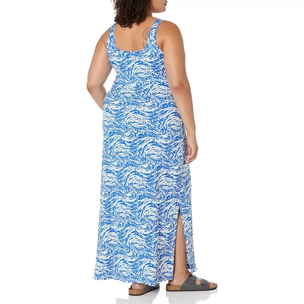 Columbia Womens Freezer Maxi DressBlue Macaw Swirlscape