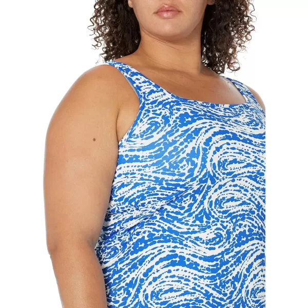 Columbia Womens Freezer Maxi DressBlue Macaw Swirlscape