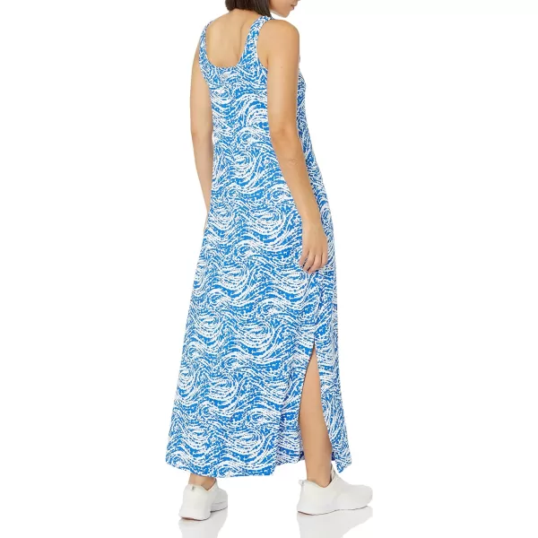 Columbia Womens Freezer Maxi DressBlue Macaw Swirlscape