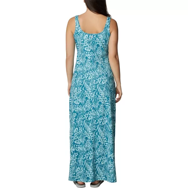 Columbia Womens Freezer Maxi DressCanyon Blue Serenoa Tonal