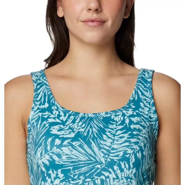 Columbia Womens Freezer Maxi DressCanyon Blue Serenoa Tonal