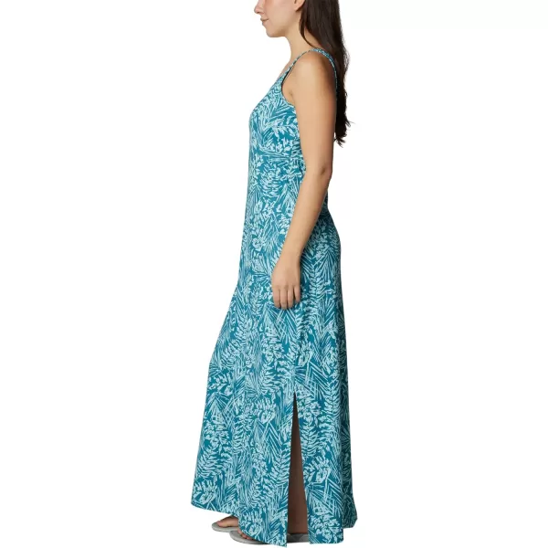 Columbia Womens Freezer Maxi DressCanyon Blue Serenoa Tonal