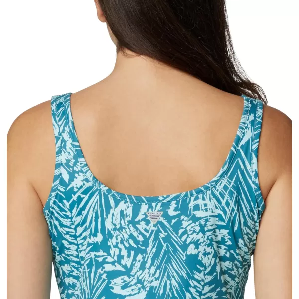 Columbia Womens Freezer Maxi DressCanyon Blue Serenoa Tonal