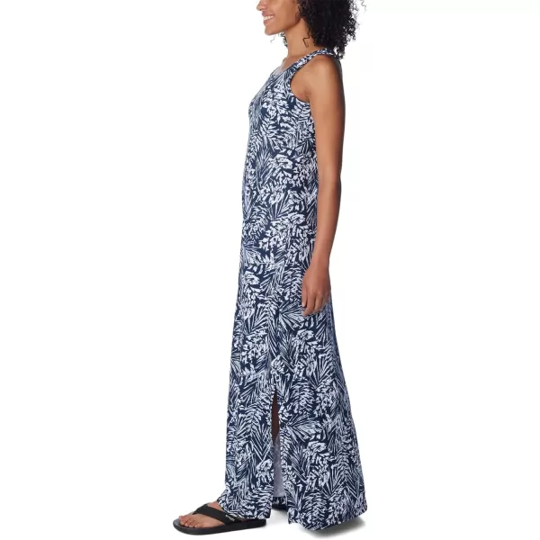 Columbia Womens Freezer Maxi DressCollegiate Navy Serenoa Tonal
