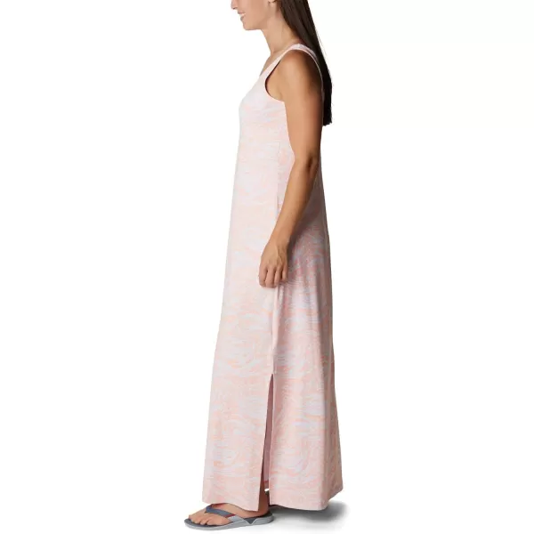 Columbia Womens Freezer Maxi DressTiki Pink Swirlscape