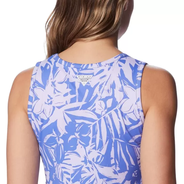 Columbia Womens Freezer Tank DressViolet Sea Palmtropics