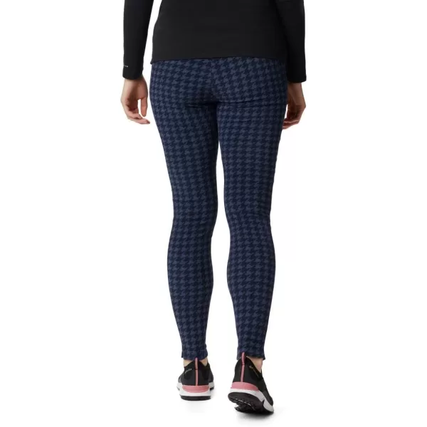 Columbia Womens Glacial Fleece Printed LeggingDark Nocturnal Houndstooth