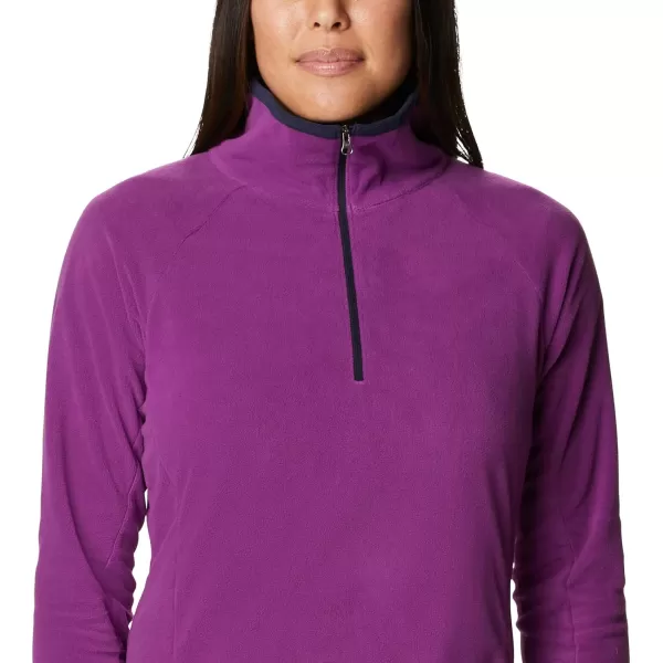 Columbia Womens Glacial Iv Half ZipPlumDark Nocturnal