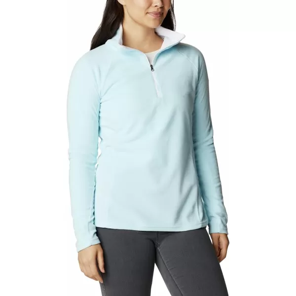 Columbia Womens Glacial Iv Half ZipSpring BlueWhite