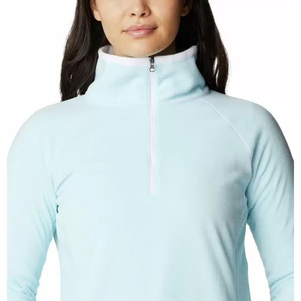 Columbia Womens Glacial Iv Half ZipSpring BlueWhite