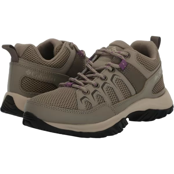 Columbia Womens Granite Trail Hiking ShoePebbleDark Lavender