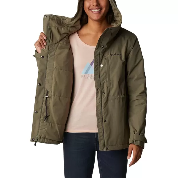 Columbia Womens Hadley Trail JacketStone Green