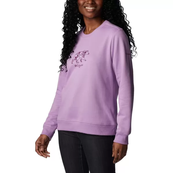 Columbia Womens Hart Mountain Ii Graphic CrewGumdrop Bearly Ice Blooms