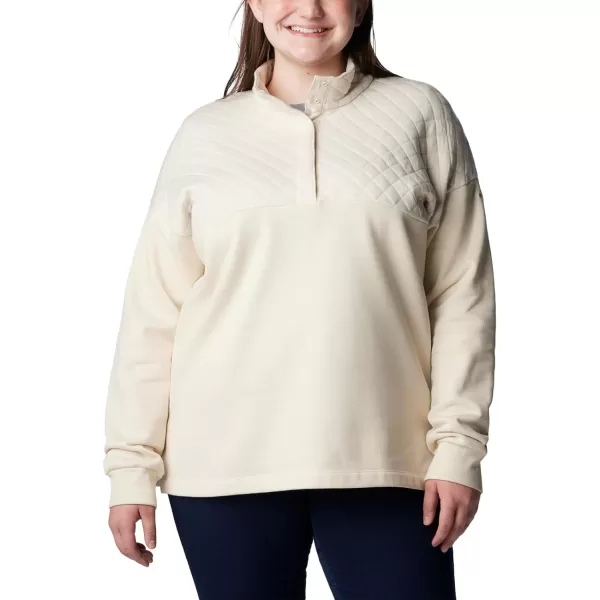 Columbia Womens Hart Mountain Quilted 12 SnapChalk