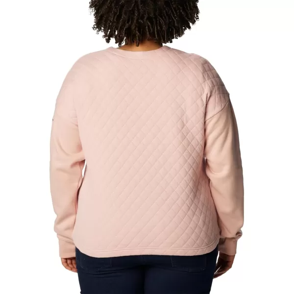 Columbia Womens Hart Mountain Quilted CrewDusty Pink