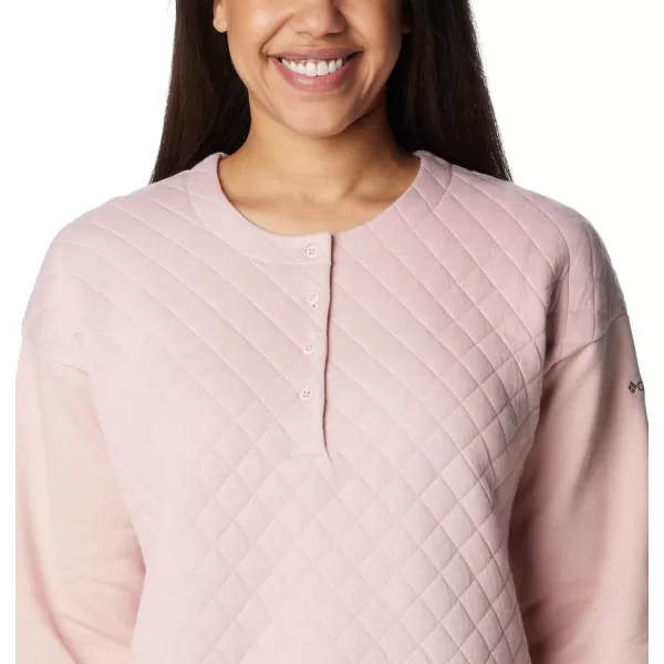 Columbia Womens Hart Mountain Quilted CrewDusty Pink