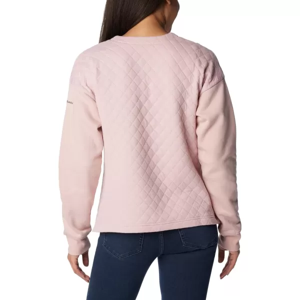 Columbia Womens Hart Mountain Quilted CrewDusty Pink