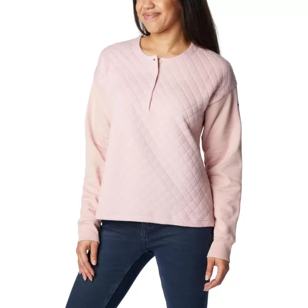 Columbia Womens Hart Mountain Quilted CrewDusty Pink