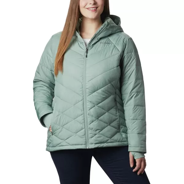 Columbia Womens Heavenly Hooded JacketLight Lichen
