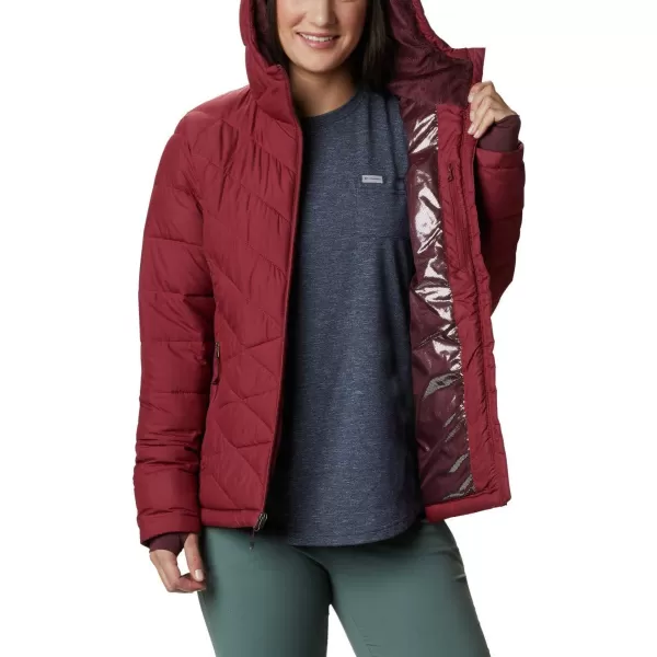 Columbia Womens Heavenly Hooded JacketMarsala Red