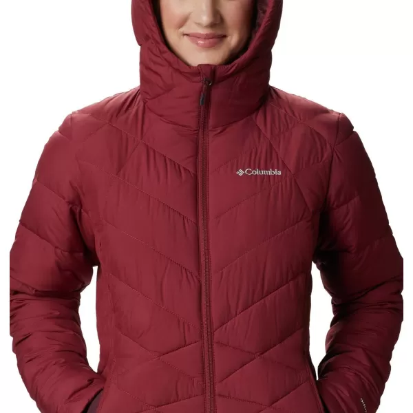 Columbia Womens Heavenly Hooded JacketMarsala Red