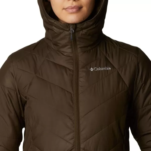 Columbia Womens Heavenly Hooded JacketOlive Green