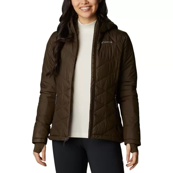 Columbia Womens Heavenly Hooded JacketOlive Green