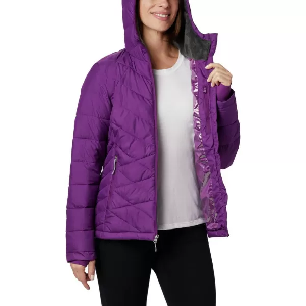 Columbia Womens Heavenly Hooded JacketPlum