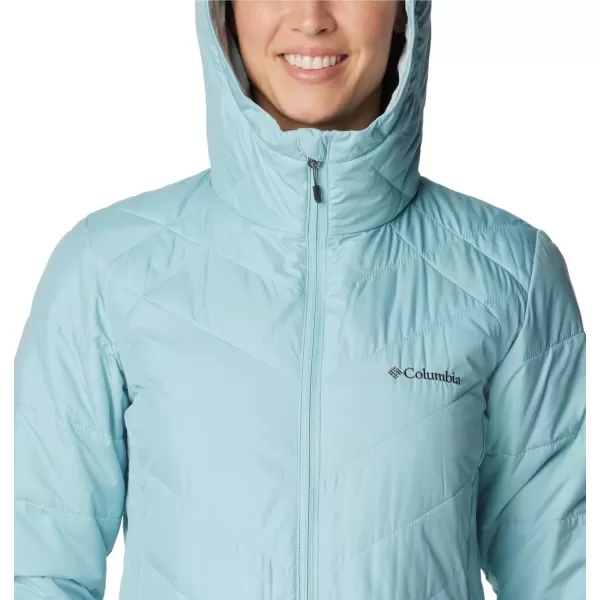 Columbia Womens Heavenly Long Hooded JacketAqua Haze